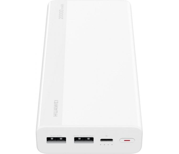 Huawei Power Bank CP22QC 20000 mAh 9V/5V 2A 18W biały - 508355 - zdjęcie 2